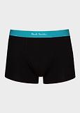 Thumbnail 2 of Paul Smith Men's Contrast-Waist Boxer Briefs / Trunks 3 Pack - Black