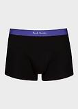Thumbnail 3 of Paul Smith Men's Contrast-Waist Boxer Briefs / Trunks 3 Pack - Black