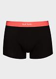 Thumbnail 4 of Paul Smith Men's Contrast-Waist Boxer Briefs / Trunks 3 Pack - Black