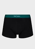 Thumbnail 6 of Paul Smith Men's 3 Pack Plain Mix Trunks - Black
