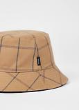 Thumbnail 5 of Paul Smith Men's Reversible Cotton-Nylon Bucket Hat - Navy/Beige
