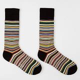 Thumbnail 5 of Paul Smith Men's Signature Stripe 3 Pack Socks - Tri-Colour