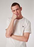 Thumbnail 4 of PS By Paul Smith Men's Cotton Zebra Logo T-Shirt - White