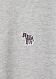 Thumbnail 5 of PS By Paul Smith Men's Cotton Zebra Logo T-Shirt - Grey Melange