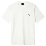 Thumbnail 1 of PS By Paul Smith Men's Organic Cotton Zebra Logo T-Shirt - Ecru