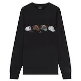 Thumbnail 1 of Paul Smith Men's Cycling Caps Sweatshirt - Black