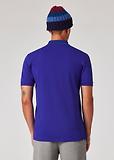 Thumbnail 3 of Paul Smith Men's Regular Fit Stretch-Cotton 'Broad Stripe Zebra' Polo Shirt - Blue