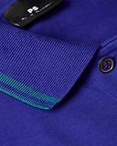 Thumbnail 6 of Paul Smith Men's Regular Fit Stretch-Cotton 'Broad Stripe Zebra' Polo Shirt - Blue
