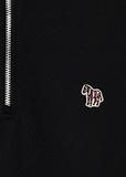 Thumbnail 5 of Paul Smith Men's Regular Fit Zebra Half-Zip Sweatshirt - Black