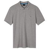 Thumbnail 1 of PS By Paul Smith Men's Cotton-Piqué Zebra Logo Polo Shirt - Grey Melange