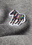 Thumbnail 5 of PS By Paul Smith Men's Cotton-Piqué Zebra Logo Polo Shirt - Grey Melange