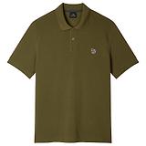 Thumbnail 1 of PS By Paul Smith Men's Organic Cotton Zebra Polo Shirt - Khaki Green