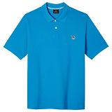 Thumbnail 1 of PS By Paul Smith Men's Organic Cotton Zebra Polo Shirt - Blue