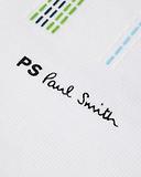 Thumbnail 4 of PS By Paul Smith Men's Stitch Stripe Print T-Shirt - White