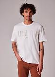 Thumbnail 3 of PS By Paul Smith Men's Stitch Stripe Print T-Shirt - White