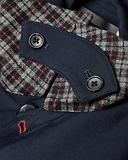 Thumbnail 7 of Paul Smith Men's Cotton-Blend Mac Coat - Navy