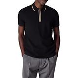 Thumbnail 2 of PS By Paul Smith Men's Contrast Tipping Zip Polo Shirt - Black