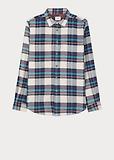 Thumbnail 9 of Paul Smith Men's Long Sleeve Casual-Fit Shirt - Ecru Check