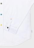 Thumbnail 6 of Paul Smith Men's Tailored-Fit Multicolour Button Oxford Shirt - White