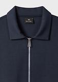 Thumbnail 3 of PS By Paul Smith Men's Double-Face Jersey Zip-Front Sweatshirt - Navy