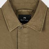 Thumbnail 2 of PS By Paul Smith Men's Cotton-Linen Work Jacket - Green