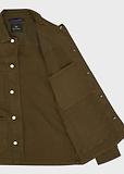 Thumbnail 4 of Paul Smith Men's Garment-Dyed Denim Work Jacket - Military Green