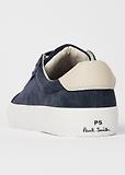 Thumbnail 3 of PS By Paul Smith Men's Leather Amos Trainers - Very Dark Navy