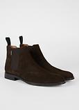 Thumbnail 4 of PS By Paul Smith Men's Augustus Chelsea Boots - Dark Brown Suede