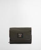Thumbnail 9 of Barbour Men's Wax Hanging Washbag - Olive/Beacon