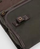 Thumbnail 4 of Barbour Men's Wax Hanging Washbag - Olive/Beacon