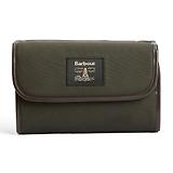 Thumbnail 1 of Barbour Men's Wax Hanging Washbag - Olive/Beacon