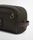 Thumbnail 5 of Barbour Men's Wax Washbag - Olive/Beacon