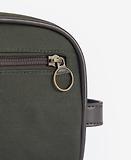 Thumbnail 4 of Barbour Men's Wax Washbag - Olive/Brown