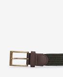 Thumbnail 2 of Barbour Men's Nevis Stretch Webbing Belt - Dark Olive