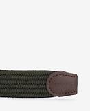 Thumbnail 3 of Barbour Men's Nevis Stretch Webbing Belt - Dark Olive