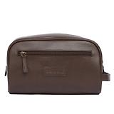 Thumbnail 1 of Barbour Men's Leather Washbag - Dark Brown