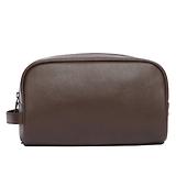 Thumbnail 2 of Barbour Men's Leather Washbag - Dark Brown
