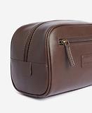 Thumbnail 3 of Barbour Men's Leather Washbag - Dark Brown