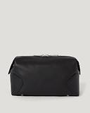 Thumbnail 2 of Belstaff Smooth Leather Maclagan Wash Bag - Black