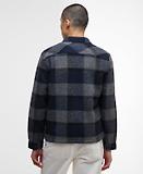 Thumbnail 4 of Barbour International Men's Hailwood Tartan Fleece Overshirt - Navy