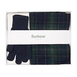 Thumbnail 1 of Barbour Men's Tartan Scarf & Glove Gift Set - Green Loch Tartan