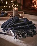 Thumbnail 4 of Barbour Men's Tartan Scarf & Glove Gift Set - Green Loch Tartan