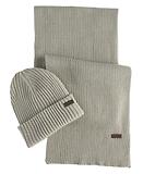 Thumbnail 1 of Barbour Men's Crimdon Beanie & Scarf Gift Set - Grey