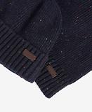 Thumbnail 4 of Barbour Men's Carlton Fleck Beanie & Scarf Gift Set - Classic Navy