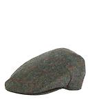 Thumbnail 1 of Barbour Men's Crieff Flat Cap - Olive/Red Overcheck