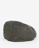 Thumbnail 2 of Barbour Men's Crieff Flat Cap - Olive/Red Overcheck