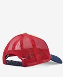 Thumbnail 2 of Barbour International Men's Steve McQueen Trucker Cap - Navy/Red/Stone