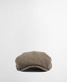 Thumbnail 3 of Barbour Men's Fyne Tweed Baker Boy Cap - Brown