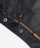 Thumbnail 2 of Barbour Wax Cotton Hood - Tartan Lining - Navy