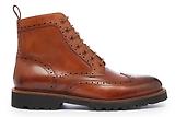 Thumbnail 1 of Oliver Sweeney Men's Milbrook Antiqued Leather Brogue Boots - Tan